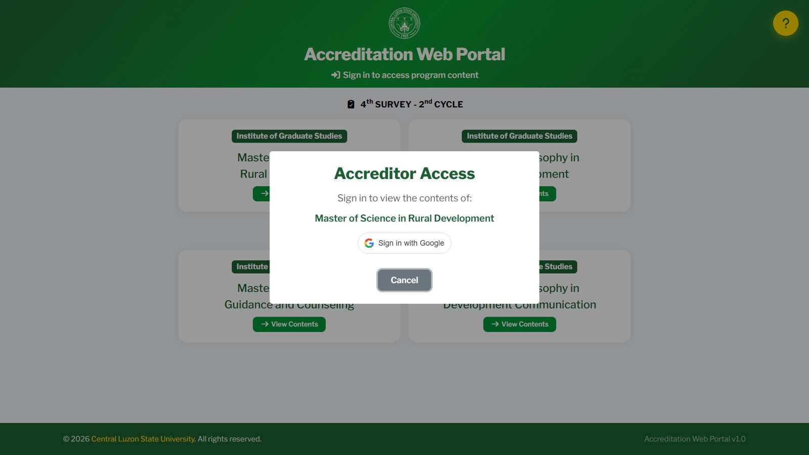 Login Page